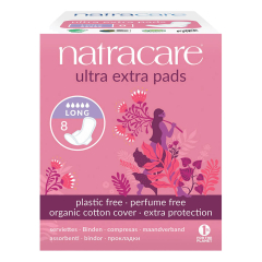 Natracare - Ultra Extra Damenbinden Lang - 8 Binden