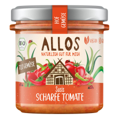 Allos - Hof-Gemüse Susis scharfe Tomate-Auftrich - 135 g
