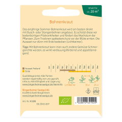 Bingenheimer Saatgut - Bohnenkraut einjährig - 1 Tüte