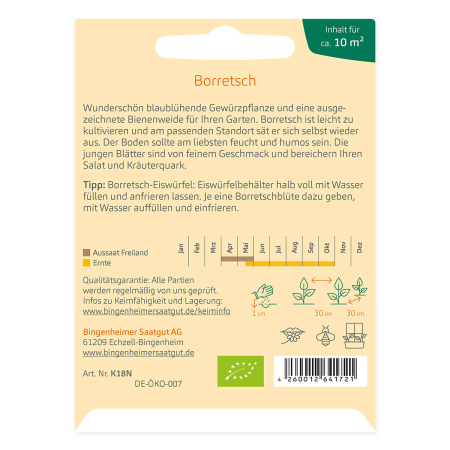 Bingenheimer Saatgut - Borretsch - 1 Tüte