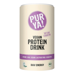 PURYA - Vegan Protein Drink - Raw Energy - 550 g