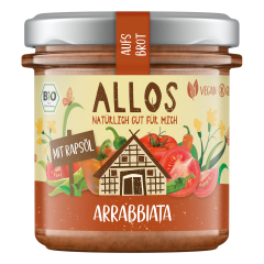 Allos - aufs Brot Arrabbiata-Aufstrich - 140 g