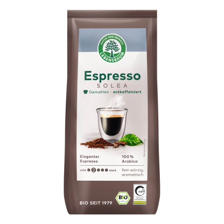 Lebensbaum - Solea Espresso entkoffeiniert gemahlen bio - 250 g