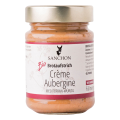Sanchon - Brotaufstrich Crème Aubergine - 190 g