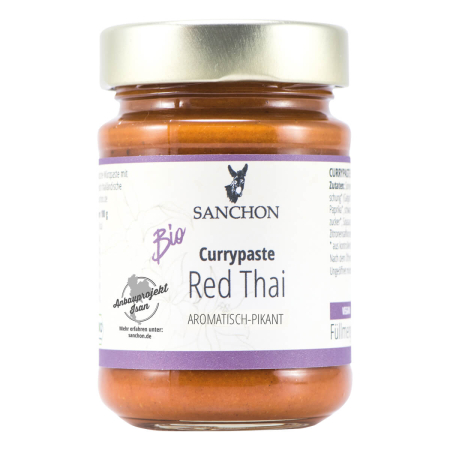 Sanchon - Currypaste Red Thai - 190 g