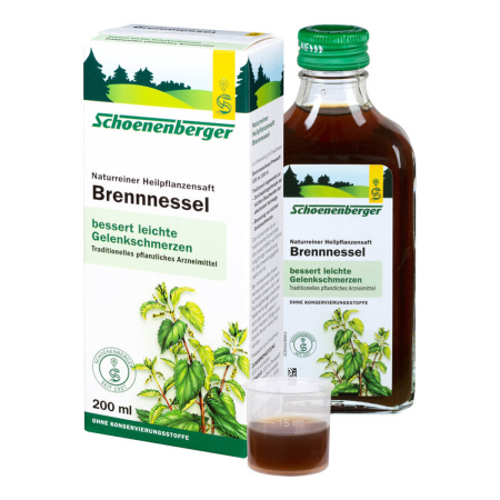 Schoenenberger - Brennnessel Naturreiner Heilpflanzensaft - 200 ml