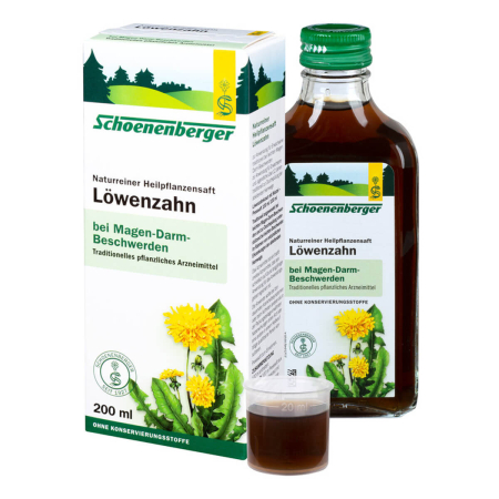 Schoenenberger - Löwenzahn Naturreiner Heilpflanzensaft - 200 ml