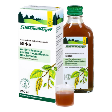Schoenenberger - Birke Naturreiner Heilpflanzensaft - 200 ml