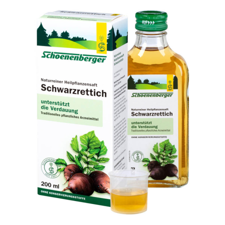 Schoenenberger - Schwarzrettich Naturreiner Heilpflanzensaft - 200 ml