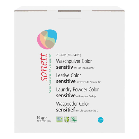 Sonett - Waschpulver Color sensitiv 20–60 °C - 10 kg