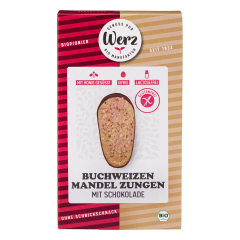Werz - Buchweizen-Vollkorn-Mandel-Zungen glutenfrei - 150 g