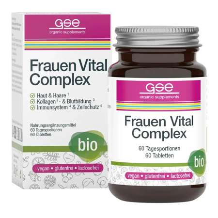 GSE - Frauen Vital Complex bio 60 Tabl. à 500mg - 30 g