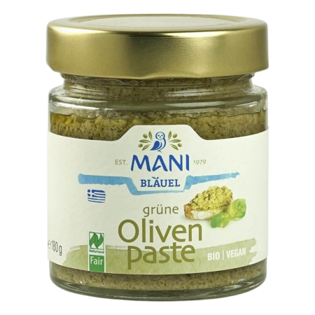 MANI Bläuel - Grüne Olivenpaste bio NL Fair - 180 g
