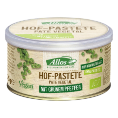 Allos - Hof-Pastete Grüner Pfeffer - 125 g