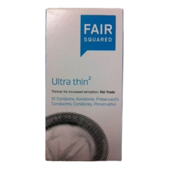FAIR SQUARED - Kondom ultra thin 10 Stück