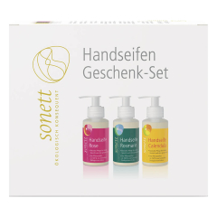 Sonett - Handseifen Geschenk-Set 3 x 110 ml - 1 Pack