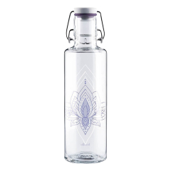 soulbottles - Trinkflasche aus Glas Just breathe 0,6 l -...