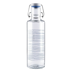 soulbottles - Trinkflasche aus Glas Heimat Wasser 0,6 l -...