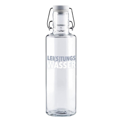 soulbottles - Trinkflasche aus Glas Leistungswasser 0,6 l...