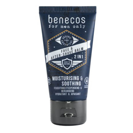 benecos - for men only Face und After-Shave Balm 2in1 - 50 ml