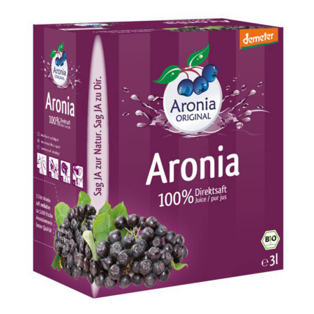 Aronia Original - Aronia Direktsaft demeter FHM - 3 l