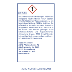 AURO Edelstahl-Reiniger Nr. 663 - 250 ml