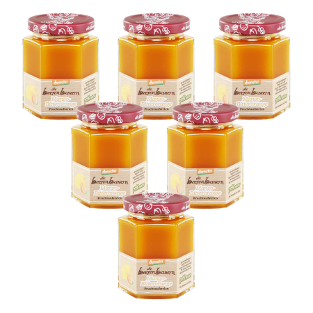 die beerenbauern - Mango-Bitterorange Fruchtaufstrich - 200 g - 6er Pack