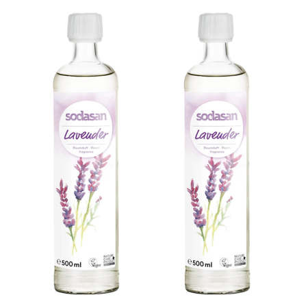 Sodasan - Raumduft senses Lavender - 500 ml - 2er Pack