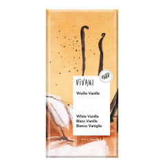 Vivani - Weiße Schokolade mit Vanille - 80 g