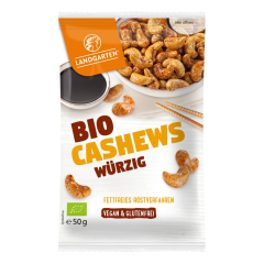 Landgarten - bio Cashews Würzig - 50 g
