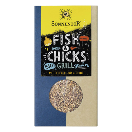 Sonnentor - Fish und Chicks Grillgewürz bio Packung - 55 g