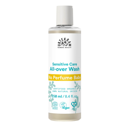 Urtekram - Baby Waschgel für Haut und Haar parfümfrei - 250 ml