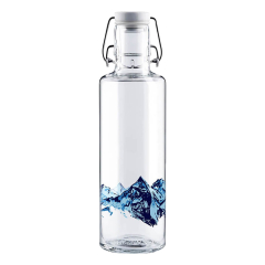 soulbottles - Trinkflasche aus Glas Alpenblick 0,6 l - 1...