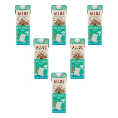 Allos - Reis-Kokos Drink naturell - 1 l - 6er Pack