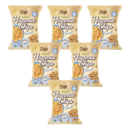 Trafo - Hummus Chips Seasalt - 75 g - 6er Pack