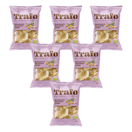 Trafo - Hummus Chips Rosemary - 75 g - 6er Pack