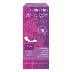 Natracare - Dry und Light Inkontinenzbinde Plus - 6er Pack