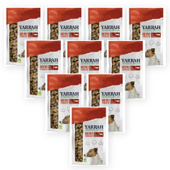 Yarrah - Mini Snack für Hunde - 100 g - 10er Pack