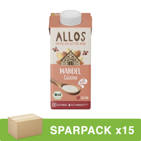 Allos - Mandel Cuisine - 200 ml - 15er Pack