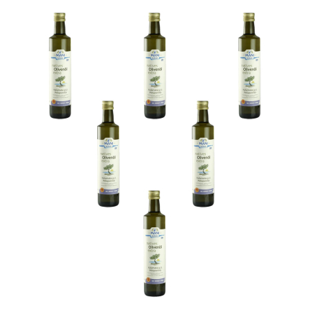 MANI Bläuel - natives Olivenöl extra Kalamata g.U. bio - 500 ml - 6er Pack