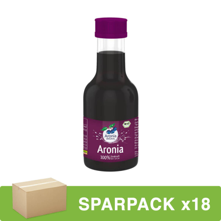 Aronia Original - Aronia 100% Direktsaft - 100 ml - 18er Pack