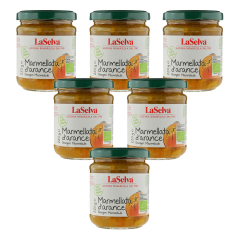 LaSelva - Orangen-Marmelade - 220 g - 6er Pack