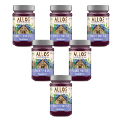 Allos - Frucht Pur 75% Heidelbeere Fruchtaufstrich - 250...