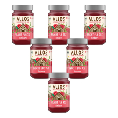Allos - Frucht Pur 75% Himbeere Fruchtaufstrich - 250 g -...