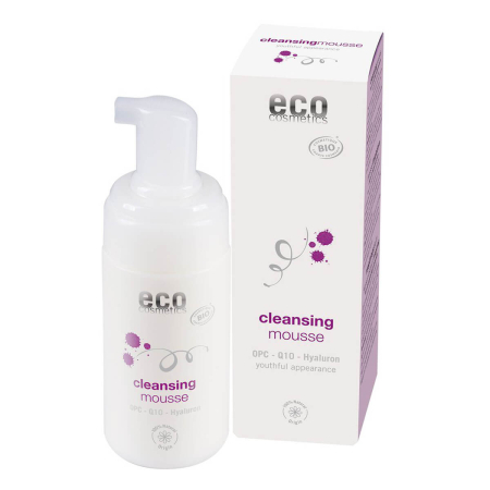 eco cosmetics - Reinigungsschaum mit OPC Q10 und Hyaluron - 100 ml