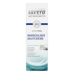 lavera - Neutral Mikrosilber Akutcreme - 75 ml