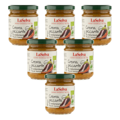 LaSelva - Pikante Auberginen Creme - 180 g - 6er Pack