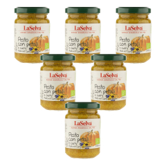 LaSelva - Pesto mit Curry und Blüten - 130 g - 6er Pack