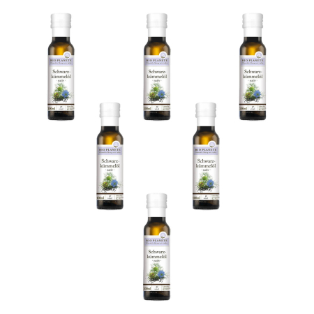 BIO PLANÈTE - Schwarzkümmelöl nativ - 100 ml - 6er Pack