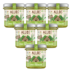 Allos - Hof-Gemüse Steffis Spinat-Pinienkerne-Aufstrich -...